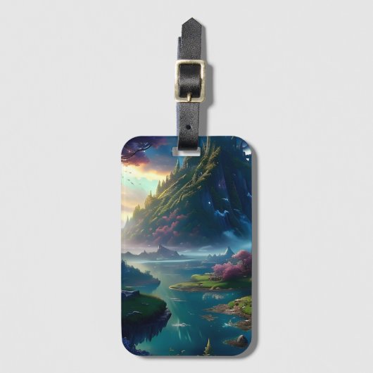 Landschaft Vier Gepäckanhänger (Vorderseite Vertikal)