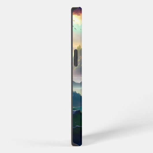 Landschaft Vier iPhone Hülle (Rechte Seite)