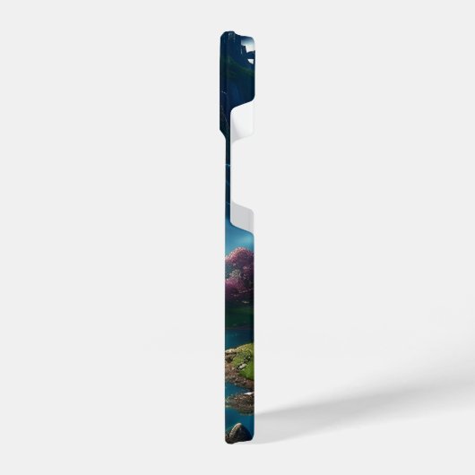Landschaft Vier iPhone Hülle (Linke Seite)