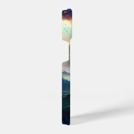 Landschaft Vier iPhone Hülle (Rechte Seite)