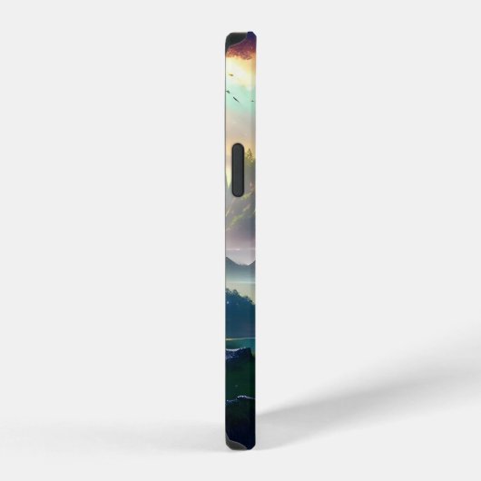 Landschaft Vier iPhone Hülle (Rechte Seite)