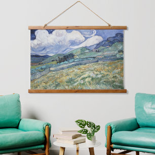 Landschaft Vincent Van Gogh Reise Vintage Fine Art Wandteppich Mit Holzrahmen