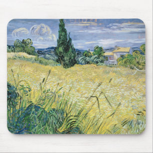 Landschaft Vincent van Goghs   mit grünem Mais, Mousepad