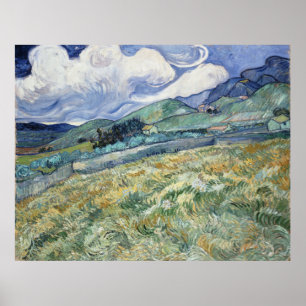 Landschaft vom Heiligen-Remy durch Vincent van Poster