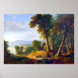 Landschaft von Asher B Durand 1850 Poster