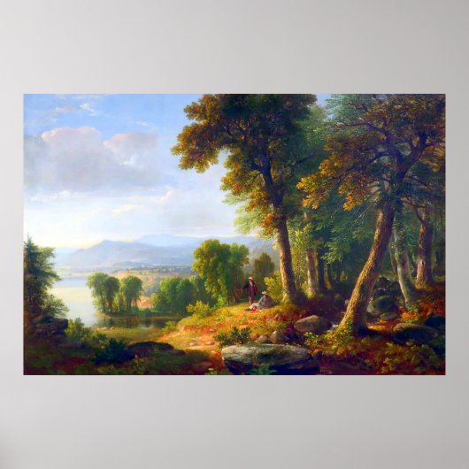 Landschaft von Asher B Durand 1850 Poster (Vorne)