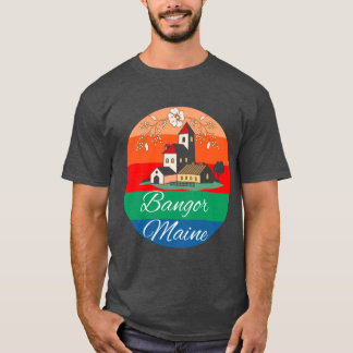 Landschaft von Bangor Maine T-Shirt