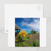 Landschaft von Bora Bora Postkarte (Vorne/Hinten)