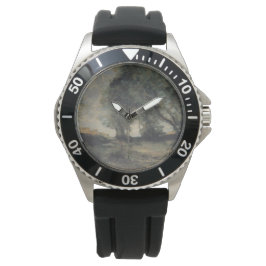 Landschaft (von Camille Corot) Armbanduhr