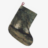 Landschaft (von Camille Corot) Großer Weihnachtsstrumpf (Vorderansicht (hängend))