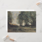 Landschaft (von Camille Corot) Karte (Vorderseite/Rückseite Beispiel)