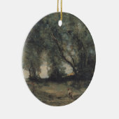 Landschaft (von Camille Corot) Keramik Ornament (Rechts)
