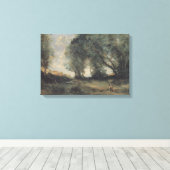 Landschaft (von Camille Corot) Leinwanddruck (Insitu (Holzboden))