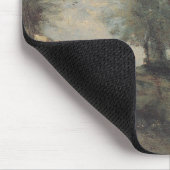 Landschaft (von Camille Corot) Mousepad (Ecke)