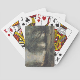 Landschaft (von Camille Corot) Spielkarten