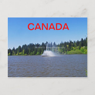Landschaft von Canada Postkarte
