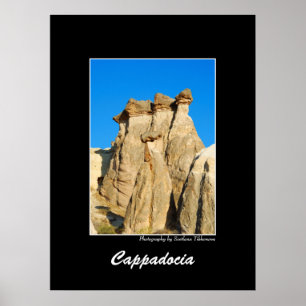 Landschaft von Cappadocia Poster
