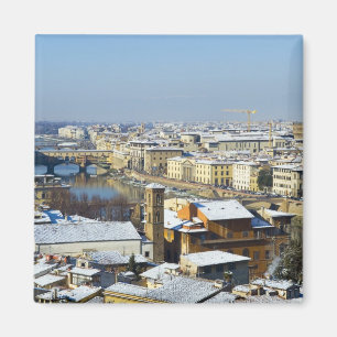 Landschaft von Florenz ab Piazzale 2 Magnet