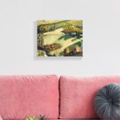 Landschaft von Grant Wood Leinwanddruck (Insitu (Wohnzimmer))