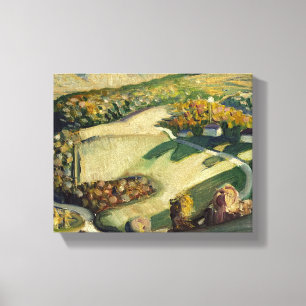 Landschaft von Grant Wood Leinwanddruck