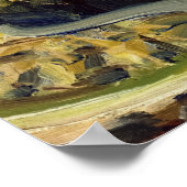Landschaft von Grant Wood Poster (Ecke)