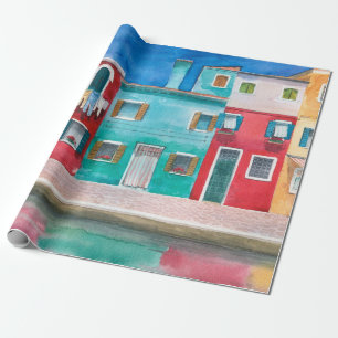 Landschaft von Italien Geschenkpapier