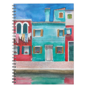 Landschaft von Italien Notizblock