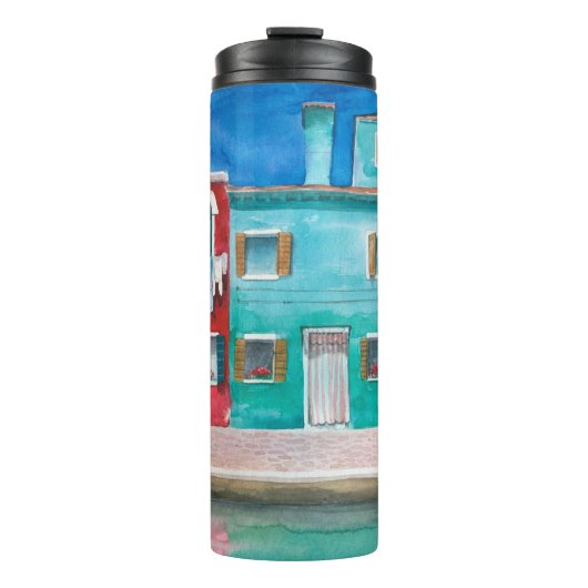 Landschaft von Italien Thermosbecher (Vorderseite)