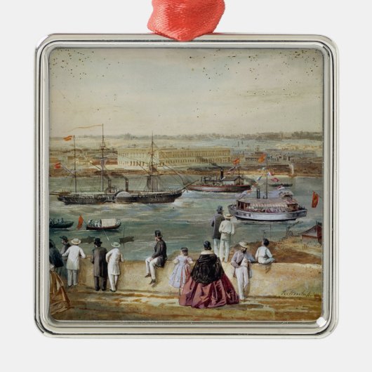 Landschaft von Kuba Ornament Aus Metall (Vorne)