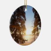 Landschaft von Lappland Keramik Ornament (Rechts)