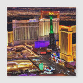 Landschaft von Las Vegas in Nevada Magnetkarte (Vorderseite)
