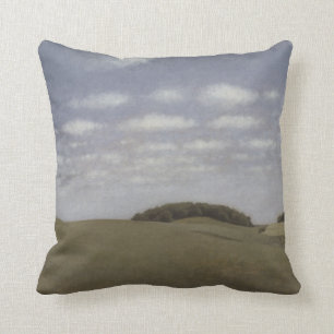 Landschaft von Lejre, 1905 (Öl auf Leinwand) Kissen