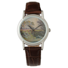 Landschaft (von Léo Gausson) Armbanduhr