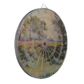 Landschaft (von Léo Gausson) Dartscheibe (Vorderseite Links)