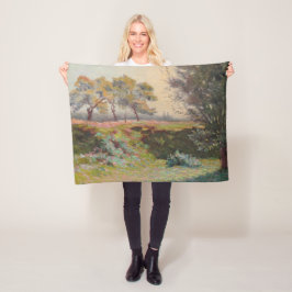 Landschaft (von Léo Gausson) Fleecedecke