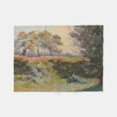 Landschaft (von Léo Gausson) Fleecedecke (Vorderseite (Horizontal))