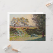 Landschaft (von Léo Gausson) Karte (Vorderseite/Rückseite Beispiel)