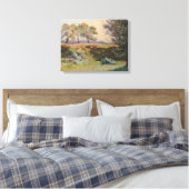 Landschaft (von Léo Gausson) Leinwanddruck (Insitu (Schlafzimmer))
