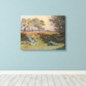 Landschaft (von Léo Gausson) Leinwanddruck (Insitu (Holzboden))