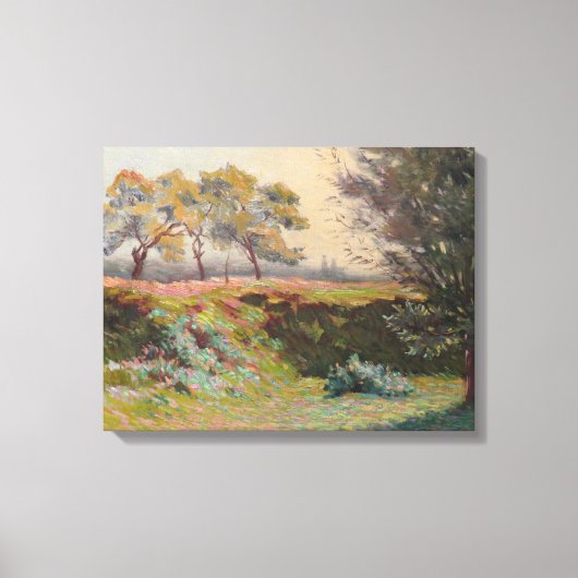 Landschaft (von Léo Gausson) Leinwanddruck (Vorderseite)