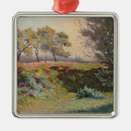Landschaft (von Léo Gausson) Ornament Aus Metall