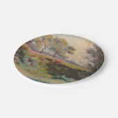 Landschaft (von Léo Gausson) Pappteller (Schrägansicht)