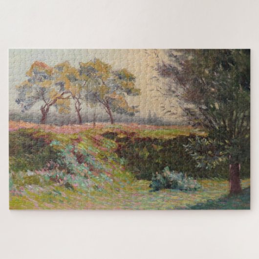 Landschaft (von Léo Gausson) Puzzle (Horizontal)