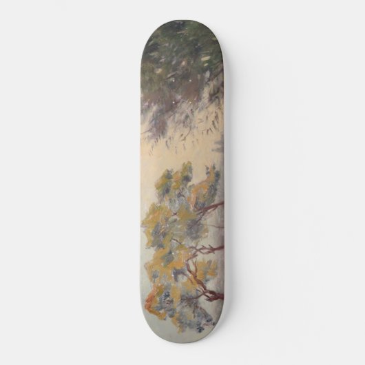 Landschaft (von Léo Gausson) Skateboard (Vorderseite)