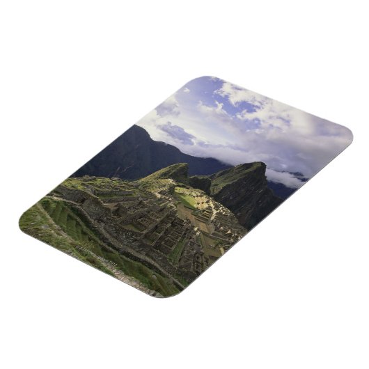 Landschaft von Machu Picchu, Peru Magnet (Linke Seite)