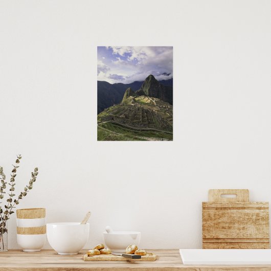 Landschaft von Machu Picchu, Peru Poster (Küche)