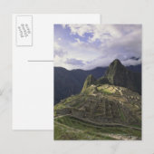 Landschaft von Machu Picchu, Peru Postkarte (Vorne/Hinten)