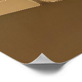 Landschaft von Mute Earth Tone Poster (Ecke)