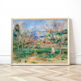 Landschaft von Pierre-Auguste Renoir Poster