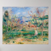 Landschaft von Pierre-Auguste Renoir Poster (Vorne)
